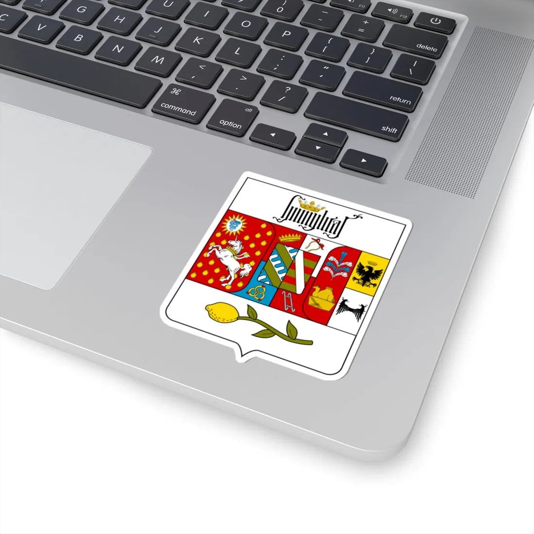 Coat of arms of the House of Borromeo (Italy) (Coat of Arms) STICKER Vinyl Kiss-Cut Decal - The Sticker Space