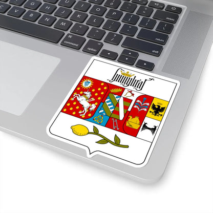 Coat of arms of the House of Borromeo (Italy) (Coat of Arms) STICKER Vinyl Kiss-Cut Decal - The Sticker Space