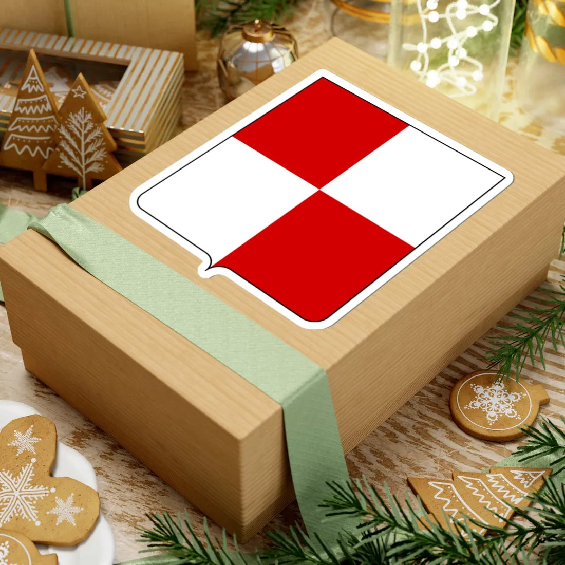 Coat of arms of the House of Caetani (Italy) (Coat of Arms) STICKER Vinyl Kiss-Cut Decal - The Sticker Space