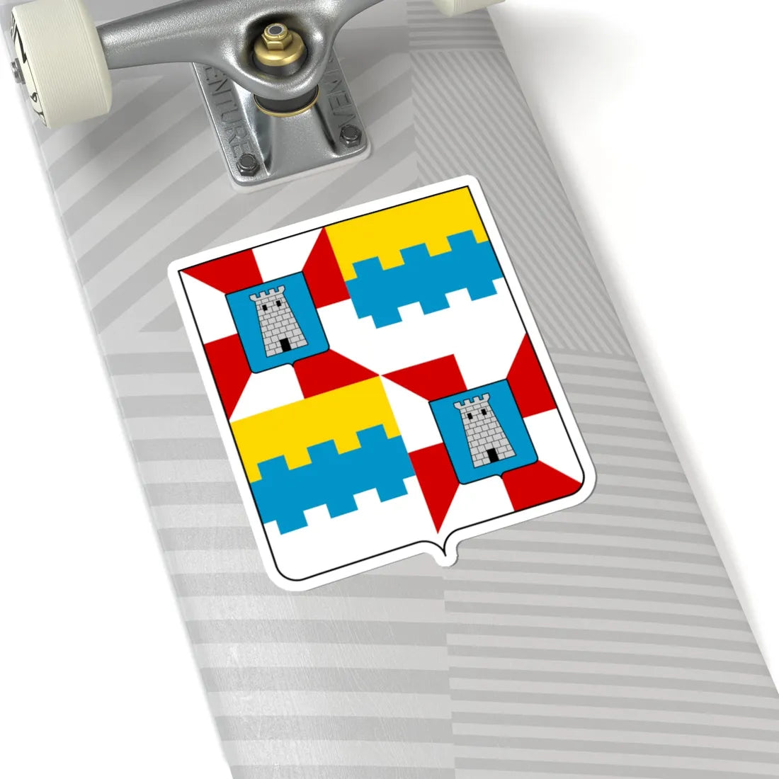 Coat of arms of the House of Cartolari (Italy) (Coat of Arms) STICKER Vinyl Kiss-Cut Decal - The Sticker Space