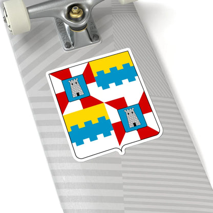 Coat of arms of the House of Cartolari (Italy) (Coat of Arms) STICKER Vinyl Kiss-Cut Decal - The Sticker Space