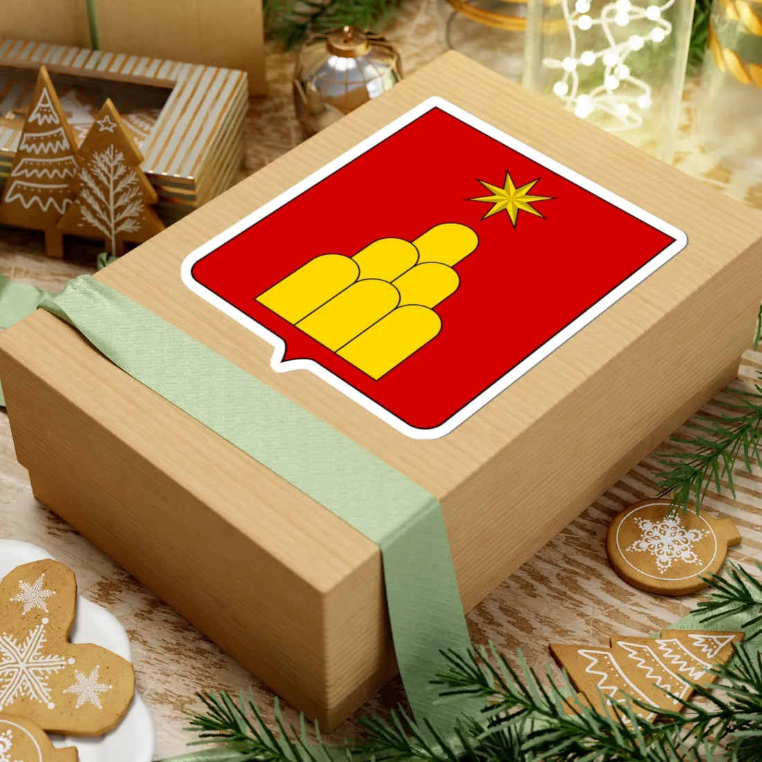 Coat of arms of the House of Chigi (Italy) (Coat of Arms) STICKER Vinyl Kiss-Cut Decal - The Sticker Space