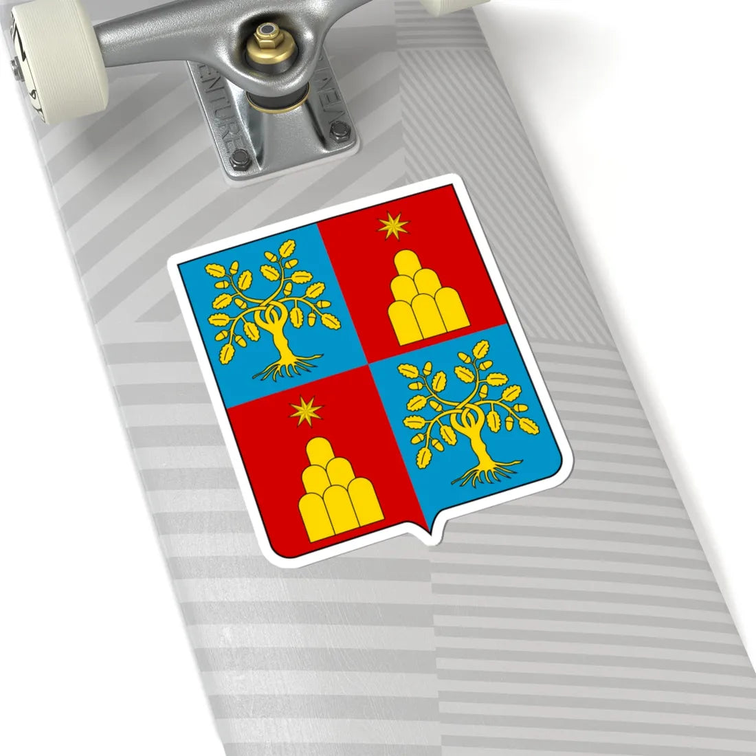 Coat of arms of the House of Chigi-Rovere (Italy) (Coat of Arms) STICKER Vinyl Kiss-Cut Decal - The Sticker Space