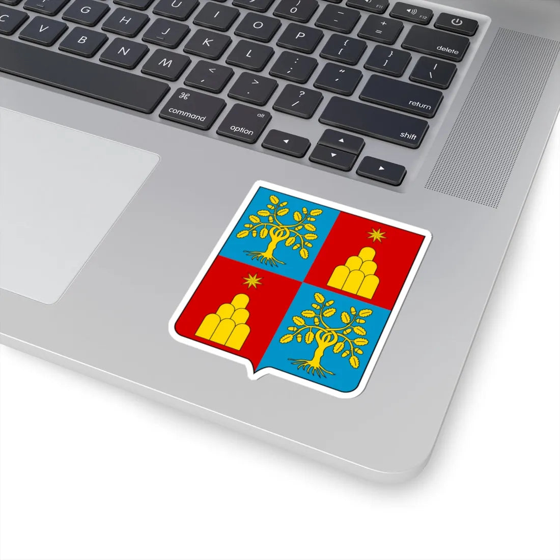 Coat of arms of the House of Chigi-Rovere (Italy) (Coat of Arms) STICKER Vinyl Kiss-Cut Decal - The Sticker Space