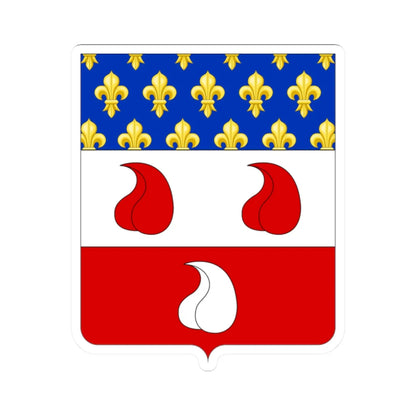 Coat of Arms of the House of Colleoni Angioini (Italy) (Coat of Arms) STICKER Vinyl Kiss-Cut Decal 2 Inch White - The Sticker Space