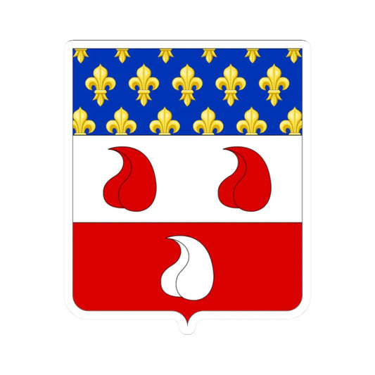 Coat of Arms of the House of Colleoni Angioini (Italy) (Coat of Arms) STICKER Vinyl Kiss-Cut Decal 2 Inch White - The Sticker Space