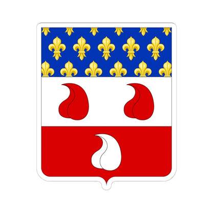 Coat of Arms of the House of Colleoni Angioini (Italy) (Coat of Arms) STICKER Vinyl Kiss-Cut Decal 6 Inch White - The Sticker Space