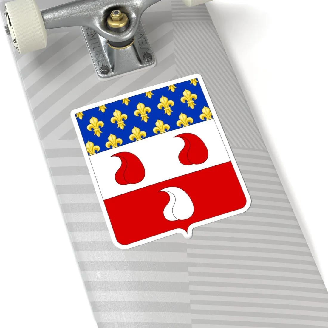 Coat of Arms of the House of Colleoni Angioini (Italy) (Coat of Arms) STICKER Vinyl Kiss-Cut Decal - The Sticker Space