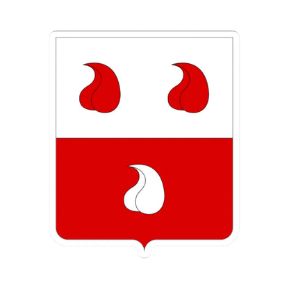 Coat of Arms of the House of Colleoni (Italy) (Coat of Arms) STICKER Vinyl Kiss-Cut Decal 2 Inch White - The Sticker Space