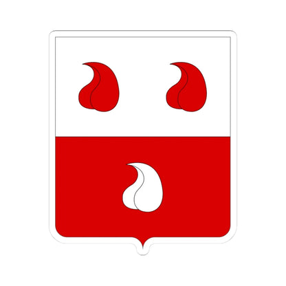 Coat of Arms of the House of Colleoni (Italy) (Coat of Arms) STICKER Vinyl Kiss-Cut Decal 3 Inch White - The Sticker Space