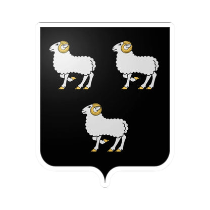 Coat of arms of the House of Corradi-Gonzaga until 1328 (Italy) (Coat of Arms) STICKER Vinyl Kiss-Cut Decal 2 Inch White - The Sticker Space