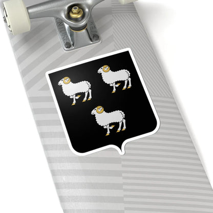 Coat of arms of the House of Corradi-Gonzaga until 1328 (Italy) (Coat of Arms) STICKER Vinyl Kiss-Cut Decal - The Sticker Space