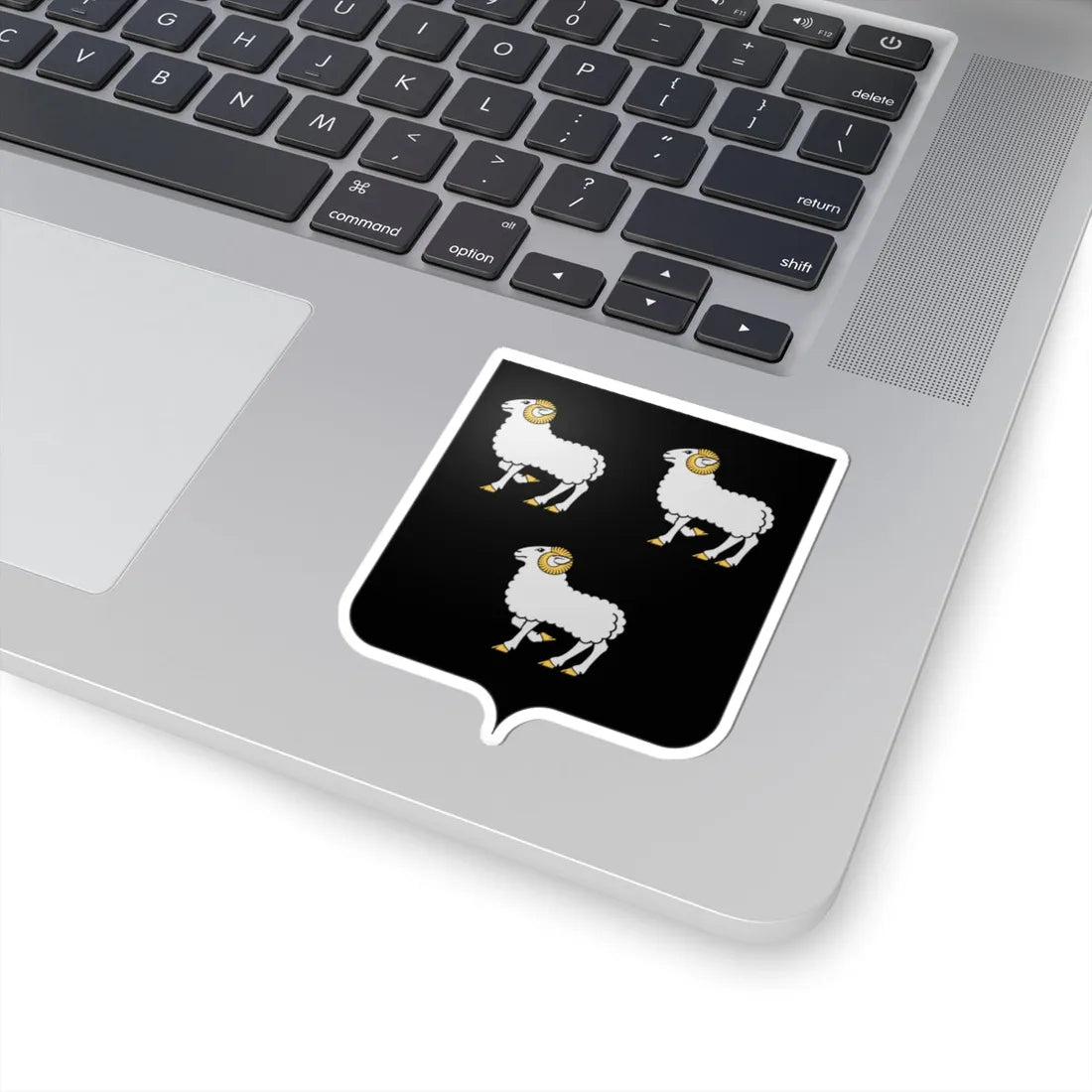 Coat of arms of the House of Corradi-Gonzaga until 1328 (Italy) (Coat of Arms) STICKER Vinyl Kiss-Cut Decal - The Sticker Space