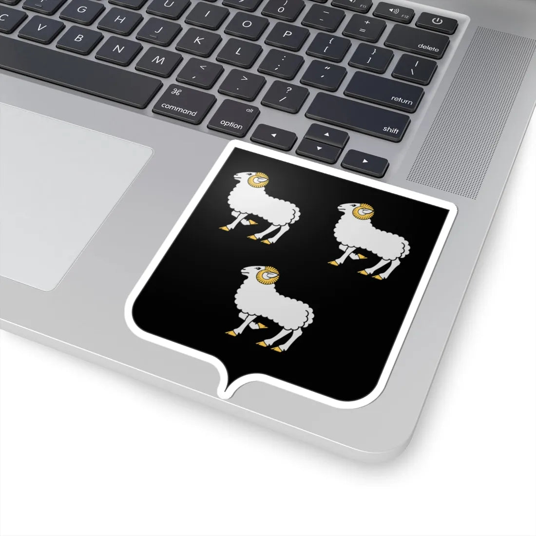 Coat of arms of the House of Corradi-Gonzaga until 1328 (Italy) (Coat of Arms) STICKER Vinyl Kiss-Cut Decal - The Sticker Space