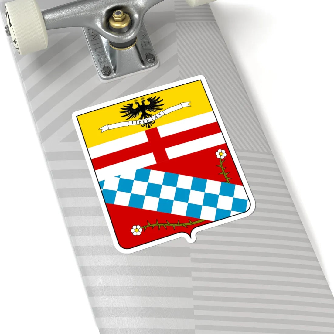 Coat of arms of the House of Cybo-Malaspina (Italy) (Coat of Arms) STICKER Vinyl Kiss-Cut Decal - The Sticker Space