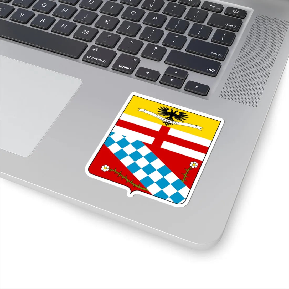 Coat of arms of the House of Cybo-Malaspina (Italy) (Coat of Arms) STICKER Vinyl Kiss-Cut Decal - The Sticker Space