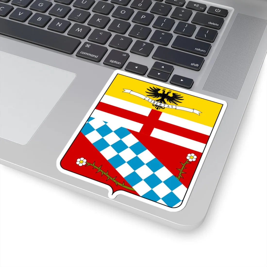 Coat of arms of the House of Cybo-Malaspina (Italy) (Coat of Arms) STICKER Vinyl Kiss-Cut Decal - The Sticker Space