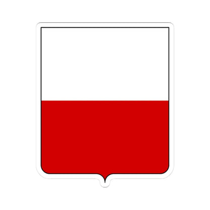 Coat of arms of the House of Dandolo (Italy) (Coat of Arms) STICKER Vinyl Kiss-Cut Decal 3 Inch White - The Sticker Space