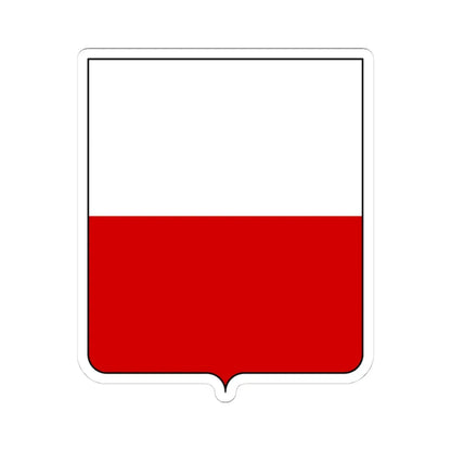 Coat of arms of the House of Dandolo (Italy) (Coat of Arms) STICKER Vinyl Kiss-Cut Decal 4 Inch White - The Sticker Space