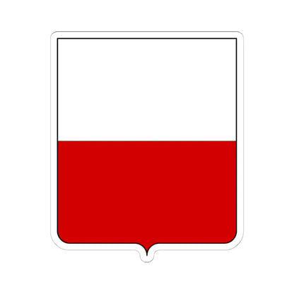 Coat of arms of the House of Dandolo (Italy) (Coat of Arms) STICKER Vinyl Kiss-Cut Decal 6 Inch White - The Sticker Space