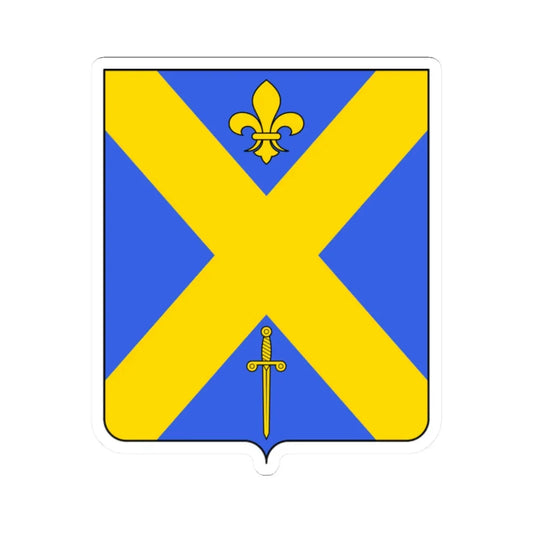 Coat of arms of the House of DAndrea (Italy) (Coat of Arms) STICKER Vinyl Kiss-Cut Decal 2 Inch White - The Sticker Space