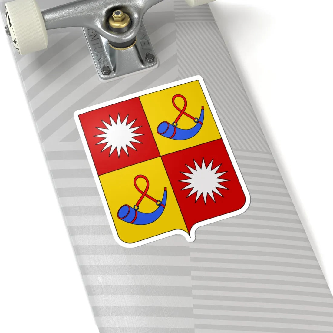 Coat of arms of the House of Del Balzo (Italy) (Coat of Arms) STICKER Vinyl Kiss-Cut Decal - The Sticker Space