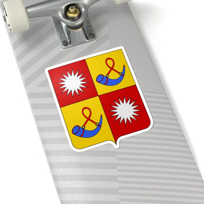 Coat of arms of the House of Del Balzo (Italy) (Coat of Arms) STICKER Vinyl Kiss-Cut Decal - The Sticker Space