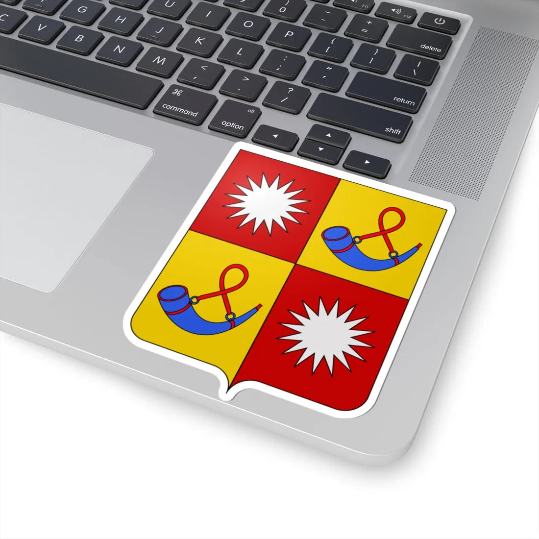 Coat of arms of the House of Del Balzo (Italy) (Coat of Arms) STICKER Vinyl Kiss-Cut Decal - The Sticker Space