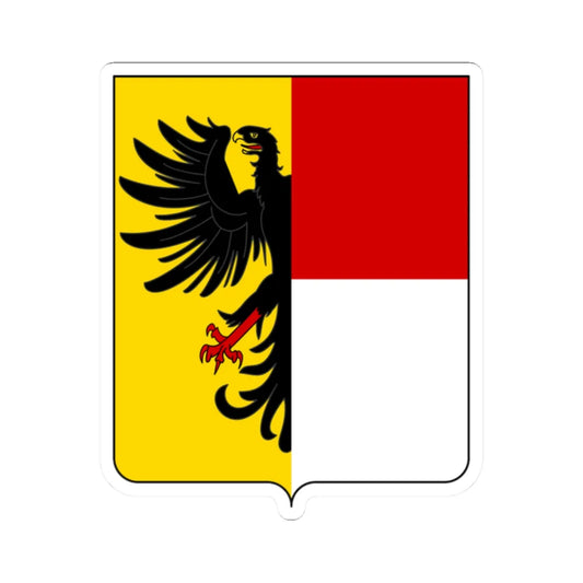 Coat of arms of the House of della Gherardesca (Italy) (Coat of Arms) STICKER Vinyl Kiss-Cut Decal 2 Inch White - The Sticker Space