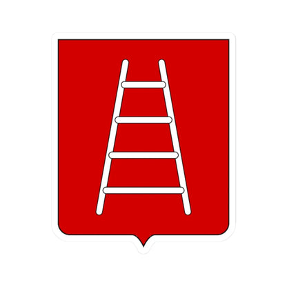 Coat of arms of the House of della Scala (Italy) (Coat of Arms) STICKER Vinyl Kiss-Cut Decal 2 Inch White - The Sticker Space