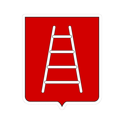 Coat of arms of the House of della Scala (Italy) (Coat of Arms) STICKER Vinyl Kiss-Cut Decal 3 Inch White - The Sticker Space