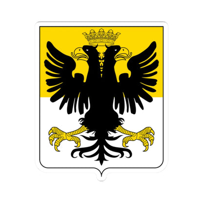 Coat of arms of the House of Doria double headed eagle (Italy) (Coat of Arms) STICKER Vinyl Kiss-Cut Decal 2 Inch White - The Sticker Space