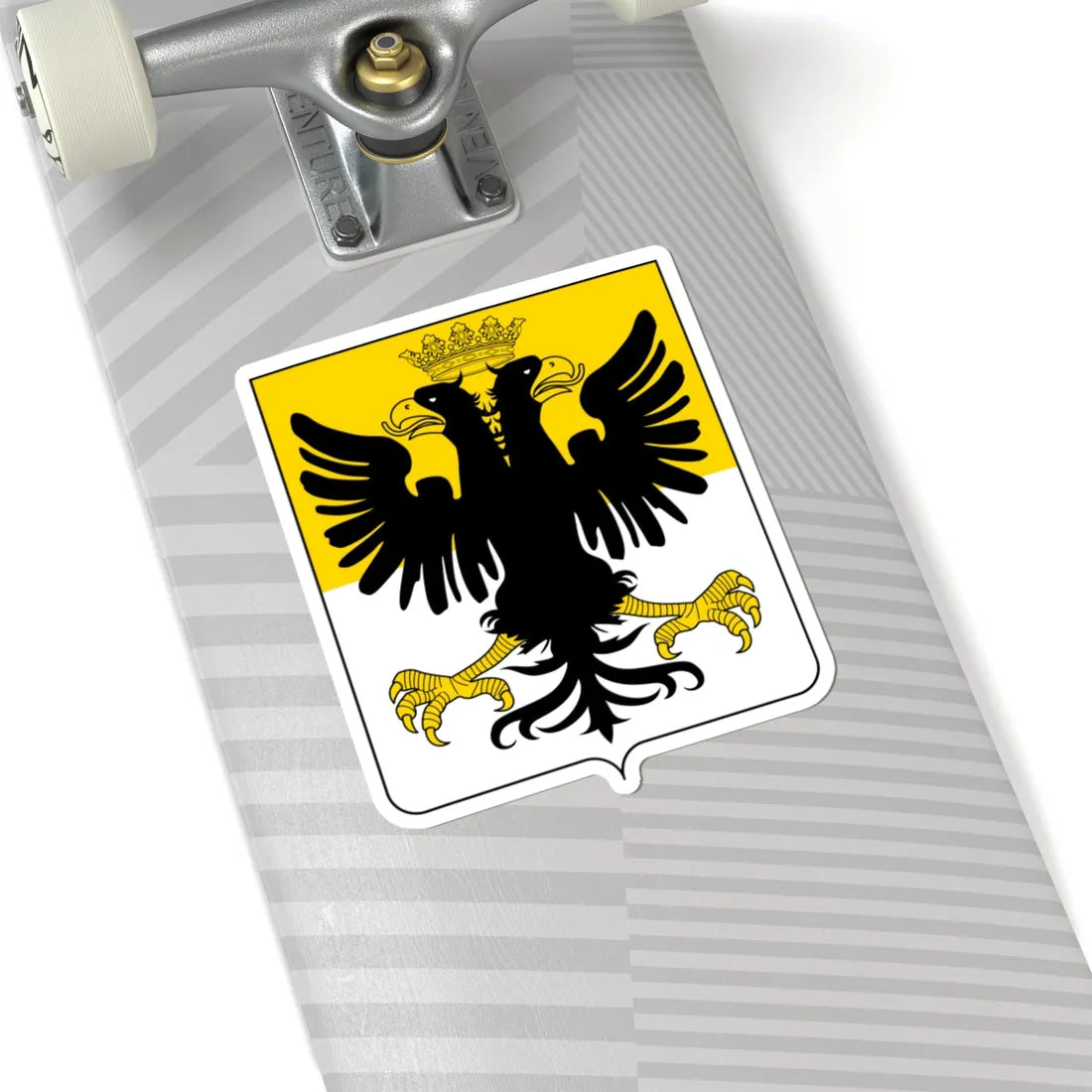 Coat of arms of the House of Doria double headed eagle (Italy) (Coat of Arms) STICKER Vinyl Kiss-Cut Decal - The Sticker Space