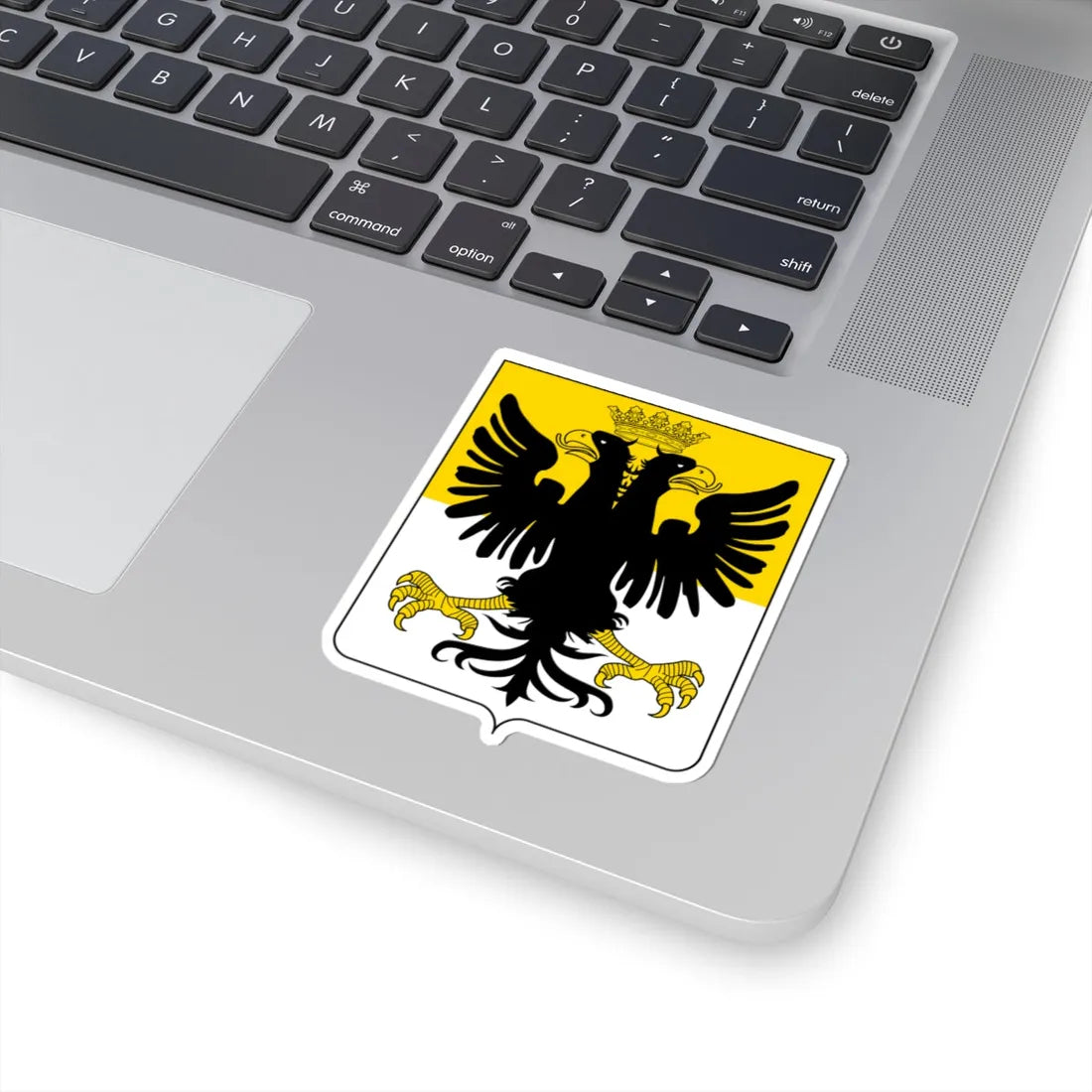 Coat of arms of the House of Doria double headed eagle (Italy) (Coat of Arms) STICKER Vinyl Kiss-Cut Decal - The Sticker Space