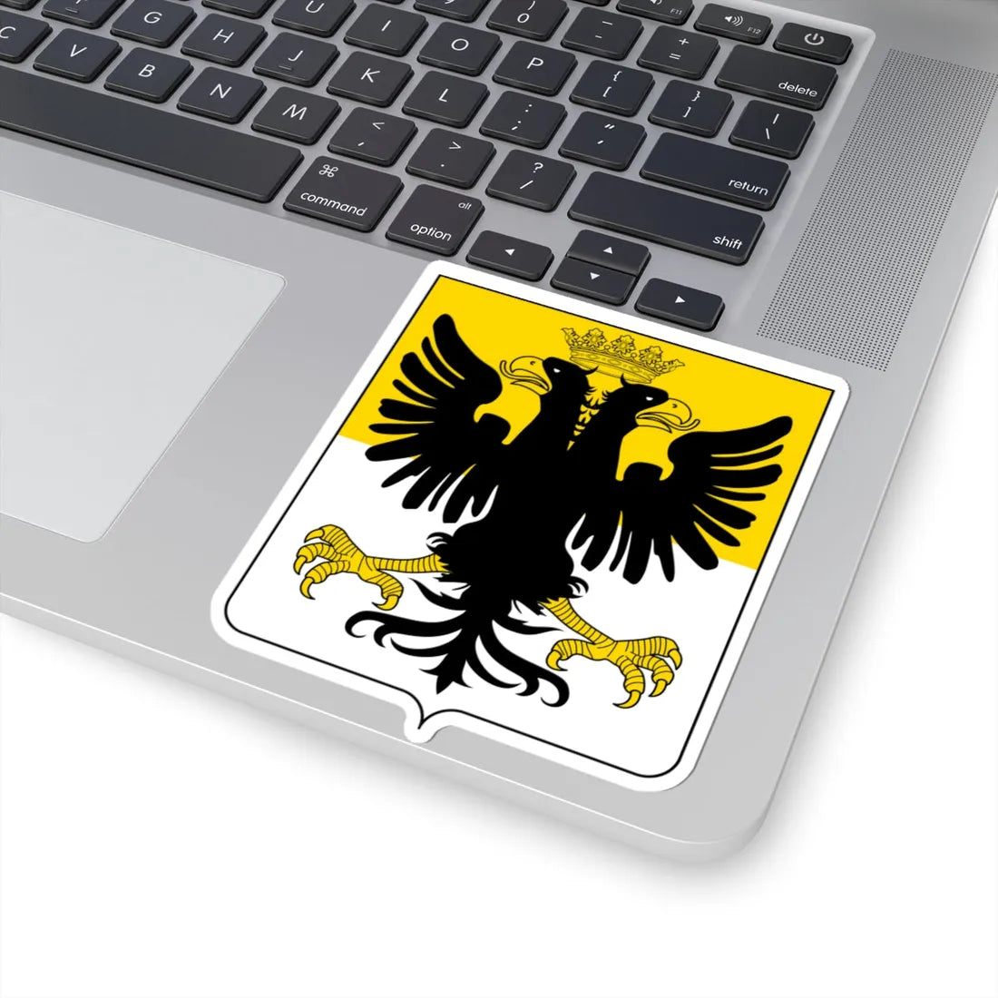 Coat of arms of the House of Doria double headed eagle (Italy) (Coat of Arms) STICKER Vinyl Kiss-Cut Decal - The Sticker Space