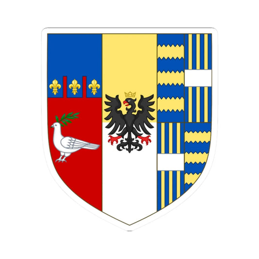 Coat of Arms of the House of Doria Landi Pamphili (Italy) (Coat of Arms) STICKER Vinyl Kiss-Cut Decal 2 Inch White - The Sticker Space
