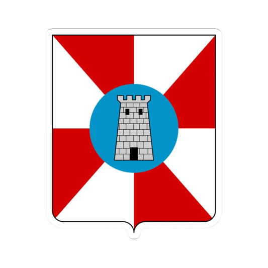 Coat of arms of the House of Fanzago degli Aliprandi (Italy) (Coat of Arms) STICKER Vinyl Kiss-Cut Decal 2 Inch White - The Sticker Space