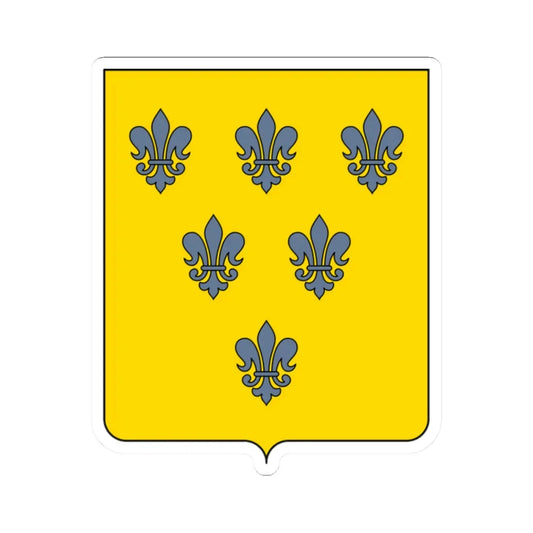 Coat of arms of the House of Farnese (Italy) (Coat of Arms) STICKER Vinyl Kiss-Cut Decal 2 Inch White - The Sticker Space