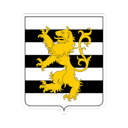 Coat of arms of the House of Gambacorta (Italy) (Coat of Arms) STICKER Vinyl Kiss-Cut Decal 3 Inch White - The Sticker Space