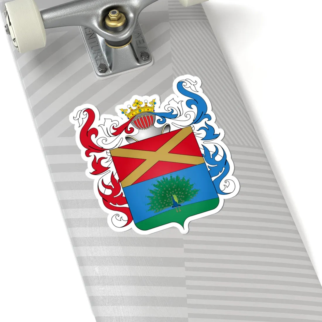 Coat of arms of the House of Gelmini 2 (Italy) (Coat of Arms) STICKER Vinyl Kiss-Cut Decal - The Sticker Space