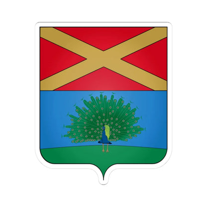 Coat of arms of the House of Gelmini (Italy) (Coat of Arms) STICKER Vinyl Kiss-Cut Decal 3 Inch White - The Sticker Space