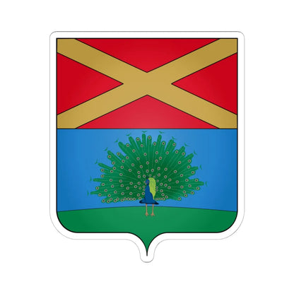 Coat of arms of the House of Gelmini (Italy) (Coat of Arms) STICKER Vinyl Kiss-Cut Decal 6 Inch White - The Sticker Space