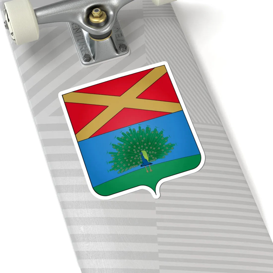 Coat of arms of the House of Gelmini (Italy) (Coat of Arms) STICKER Vinyl Kiss-Cut Decal - The Sticker Space