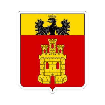 Coat of arms of the House of Giustiniani 1413 (Italy) (Coat of Arms) STICKER Vinyl Kiss-Cut Decal 6 Inch White - The Sticker Space