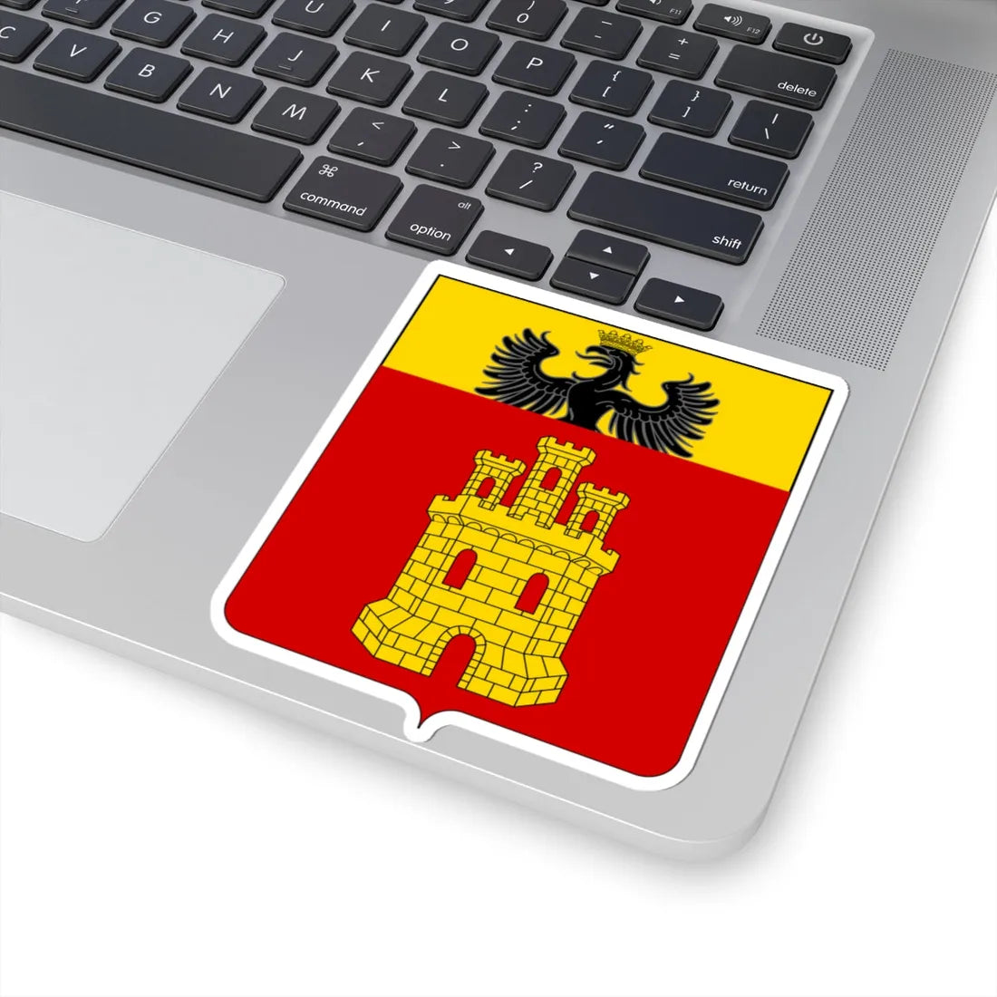 Coat of arms of the House of Giustiniani 1413 (Italy) (Coat of Arms) STICKER Vinyl Kiss-Cut Decal - The Sticker Space