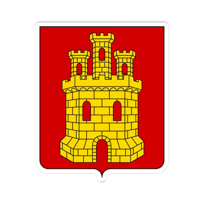 Coat of arms of the House of Giustiniani (Italy) (Coat of Arms) STICKER Vinyl Kiss-Cut Decal 3 Inch White - The Sticker Space