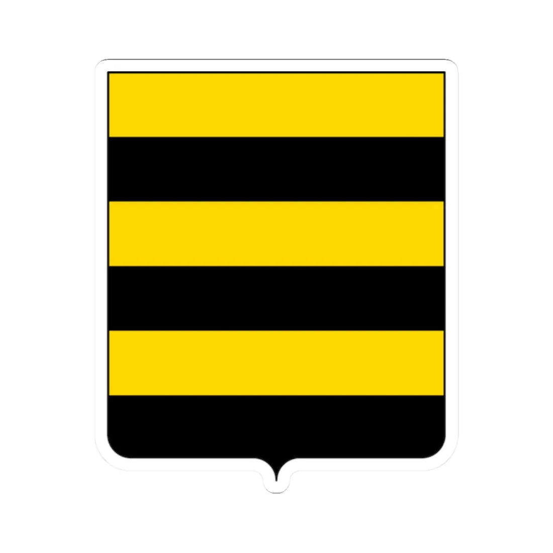 Coat of arms of the House of Gonzaga 1328-1389 (Italy) (Coat of Arms) STICKER Vinyl Kiss-Cut Decal 2 Inch White - The Sticker Space