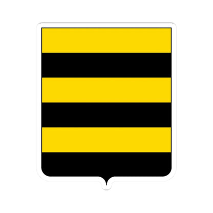 Coat of arms of the House of Gonzaga 1328-1389 (Italy) (Coat of Arms) STICKER Vinyl Kiss-Cut Decal 2 Inch White - The Sticker Space