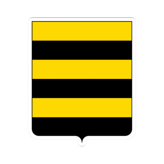 Coat of arms of the House of Gonzaga 1328-1389 (Italy) (Coat of Arms) STICKER Vinyl Kiss-Cut Decal 2 Inch White - The Sticker Space