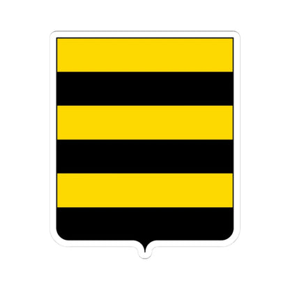 Coat of arms of the House of Gonzaga 1328-1389 (Italy) (Coat of Arms) STICKER Vinyl Kiss-Cut Decal 3 Inch White - The Sticker Space